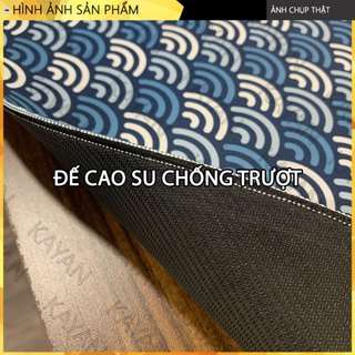 Miếng Lót chuột chống nước cỡ lớn Doraemon 80x30cm và 90x40, dày 3mm, có bo viền