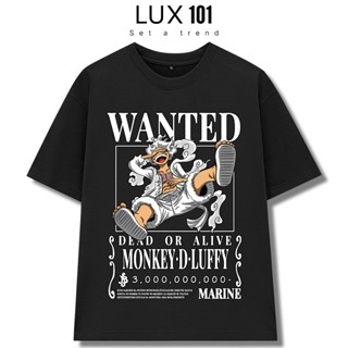 Áo Thun One Piece Monkey D Luffy DS03 Nam Nữ Unisex Form Rộng Oversize Cotton Cổ Tròn Tay Lỡ LUX101