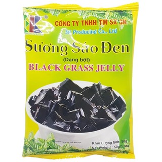 Bột sương sáo đen 50gr làm thạch sương sáo dẻo ngon