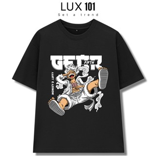 Áo Thun One Piece Monkey D Luffy DS04 Nam Nữ Unisex Form Rộng Oversize Cotton Cổ Tròn Tay Lỡ LUX101