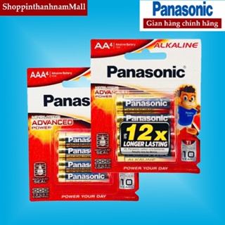 Vỉ 4 Pin AA / AAA Panasonic Alkaline Cao Cấp Siêu Bền - Hàng Chính Hãng