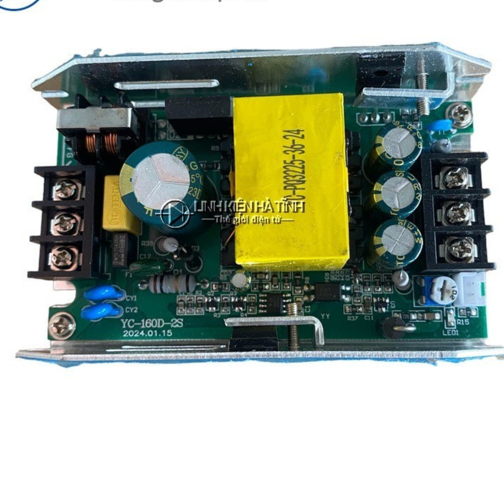 Nguồn đèn LED par nguồn đèn led sân khấu 36V + 24V (5A+4A) công suất 150W Mạch Nguồn 36V 24V nhôm mỏ