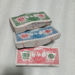 Giấy cúng tiền đô 3 màu sắc (cục 10 xấp)