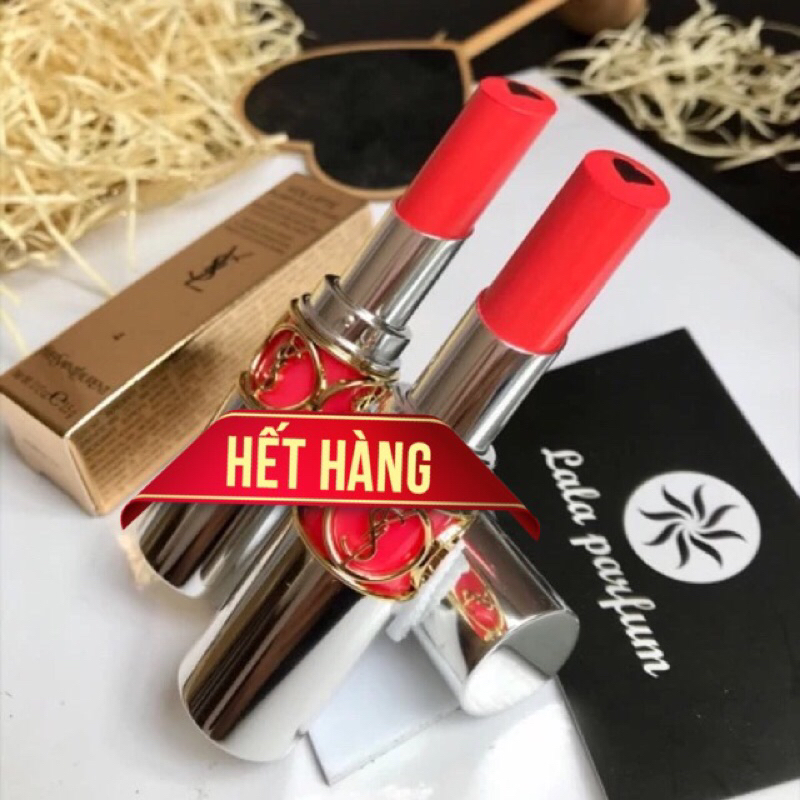 Dòng son mới 2019 - YSL Plump In Colour - 04 Exposing Coral ( cam san hô). Hàng chính hãng của Pháp 