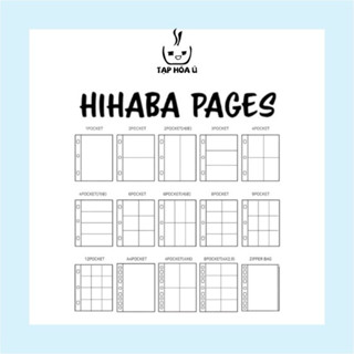 SHEET HIHABA CHO BINDER BÌA A4 - 3 CÒNG (NHIỀU LOẠI)