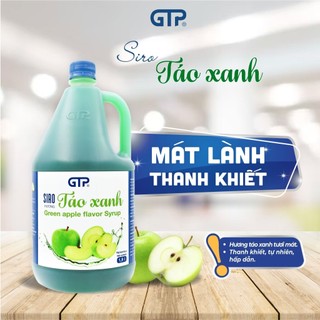 Siro GTP Táo xanh can 2.5kg - hàng việt nam, chất lượng ổn định
