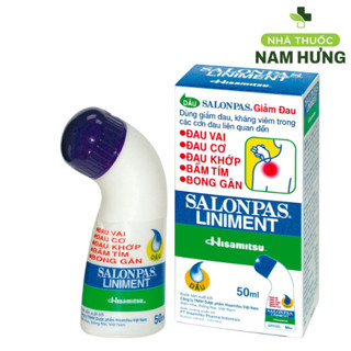 Chai lăn Salonpas Liniment Hisamitsu giúp giảm đau 50ml