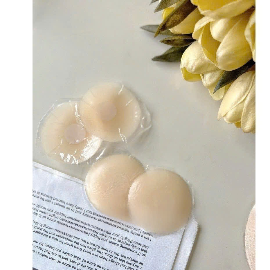 Miếng dán ti silicon không hộp bao dính không bong tróc