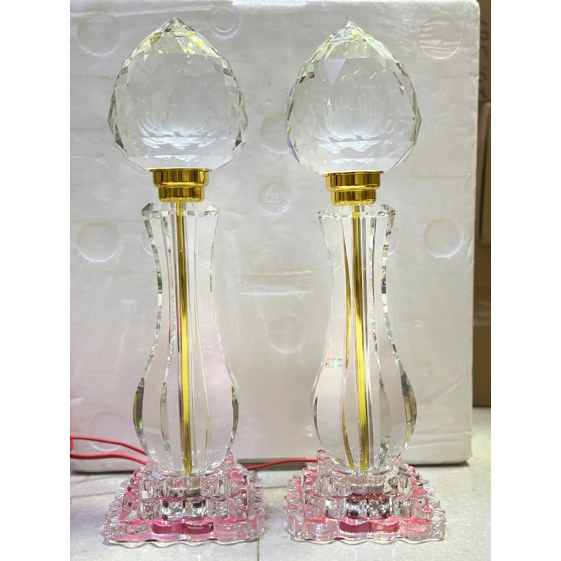 ĐÈN THỜ PHA LÊ CAO CẤP 366 (40cm) 1 CẶP