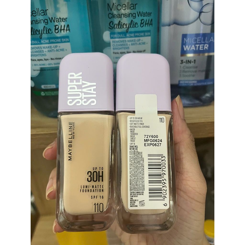 Kem Nền Maybelline Nắp Tím