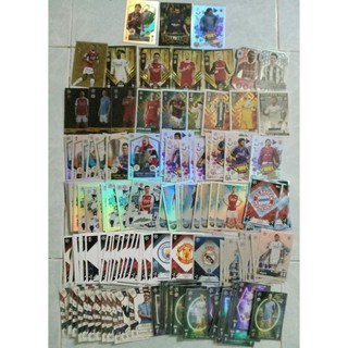 Thẻ cầu thủ bóng đá match attax 24/25 - thẻ lấp lánh