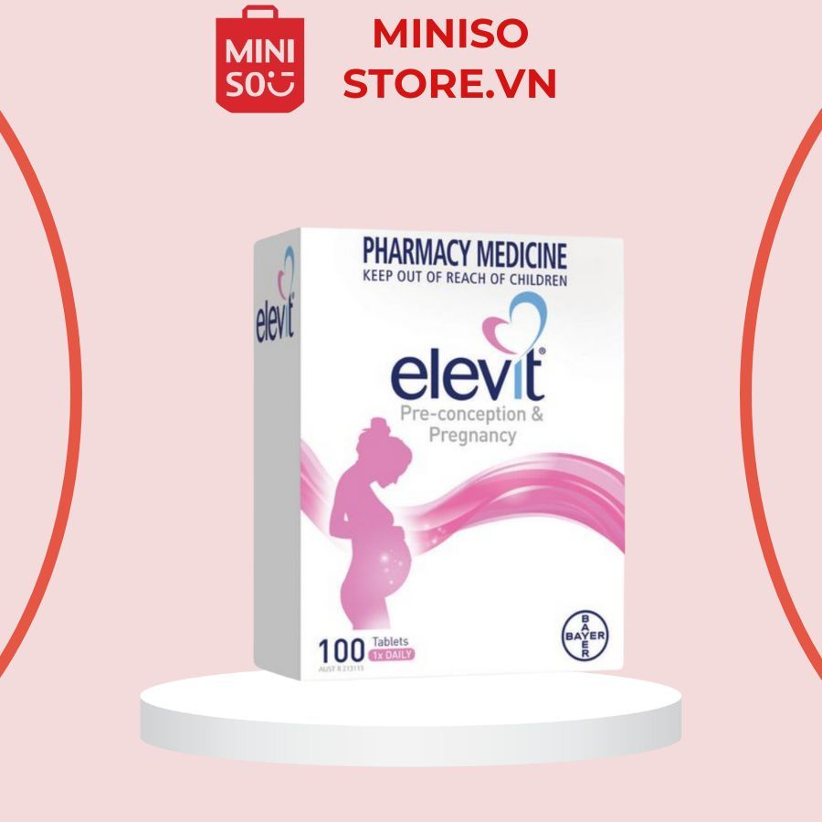 Viên uống  Vitamin Tổng Hợp cho bà Bầu Elevit  100 viên CHÍNH HÃNG ÚC