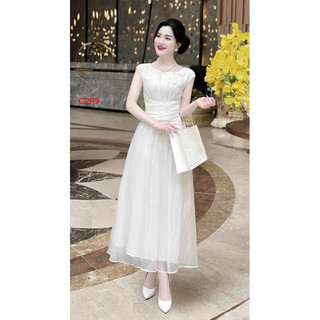 Đầm thiết kế dáng xòe nhiều màu có size sang trọng