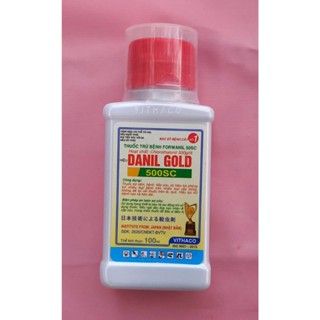 Thuốc trừ nấm bệnh DANIL GOLD 500SC Nhật Bản (100ml) - Đặc trị thán thư, sương mai, phấn trắng hoa hồng & cây trồng
