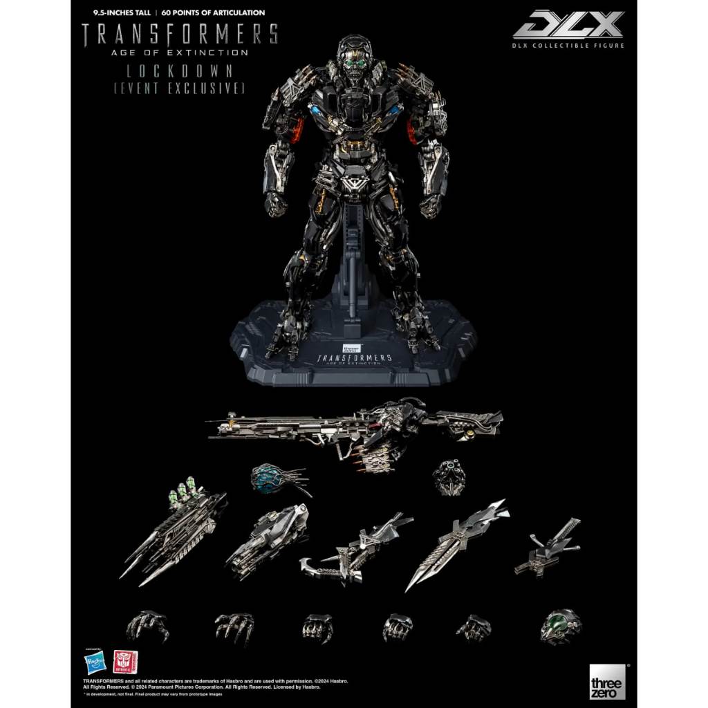 [Có Sẵn] Transformers: Age of Extinction DLX Lockdown (Event Exclusive)