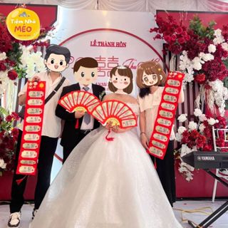 Lì Xì Đám Cưới mẫu Cô Dâu - Chú Rể cực xinh, mẫu mới độc đáo 2024