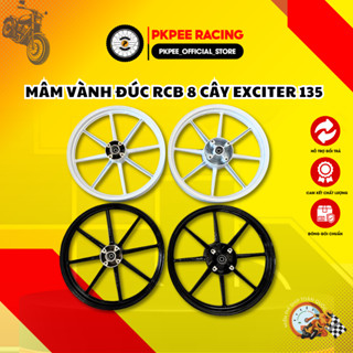 Mâm Vành Đúc RCB 8 Cây Exciter 135 2011-2014 Chính Hãng Malaysia - Bản 1.6 -1.85 Phụ Kiện Xe Máy PKPEE