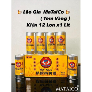 Bia cổ Lão gia trung Hoa thùng 12 lon x 1 lít thơm ngon đậm đà nhiều vị