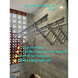 [CHÍNH HÃNG]Giàn phơi thông minh gắn tường Hòa Phát Star, dài 2m,1,8m,1,5m bền đẹp