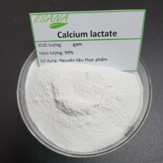 100g bột Calcium Lactate (Canxi lactat) thực phẩm