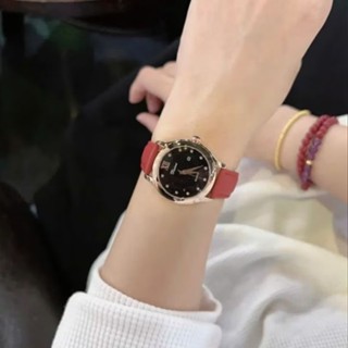 Đồng Hồ Nữ Dinimi Khóa Gập Thông Minh Dây Trơn Mặt Đen ( 3 màu )