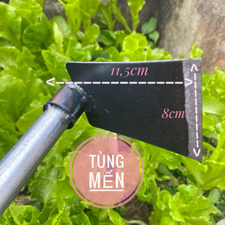 Cuốc xới làm vườn loại đẹp cán sắt 30cm