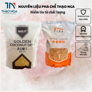 Vụn dừa nướng Golden giòn, thơm-nguyên liệu làm trà sữa kem trứng dừa nướng