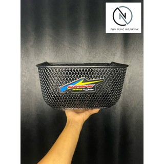 Rổ H2C lưới thái gắn Wave nhỏ màu trắng, đen ( pát 1 lổ trên 2 lổ dưới )