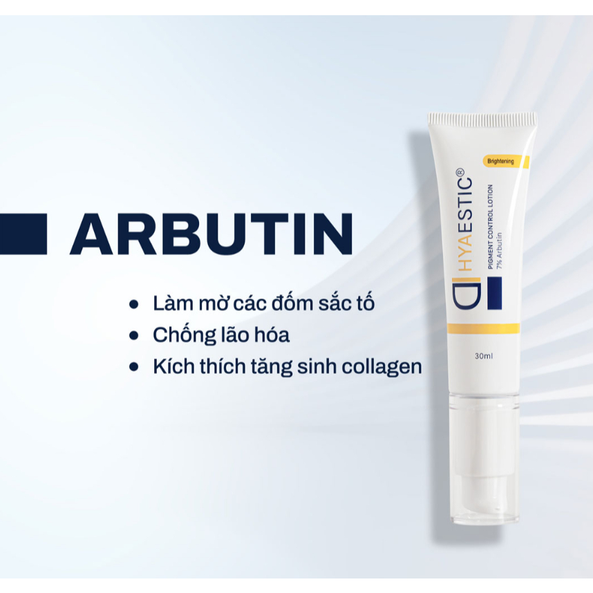 [CHÍNH HÃNG] Kem hỗ trợ sáng da ngừa thâm nám Hyaestic Pigment Control Lotion 7% Arbutin (30ml)