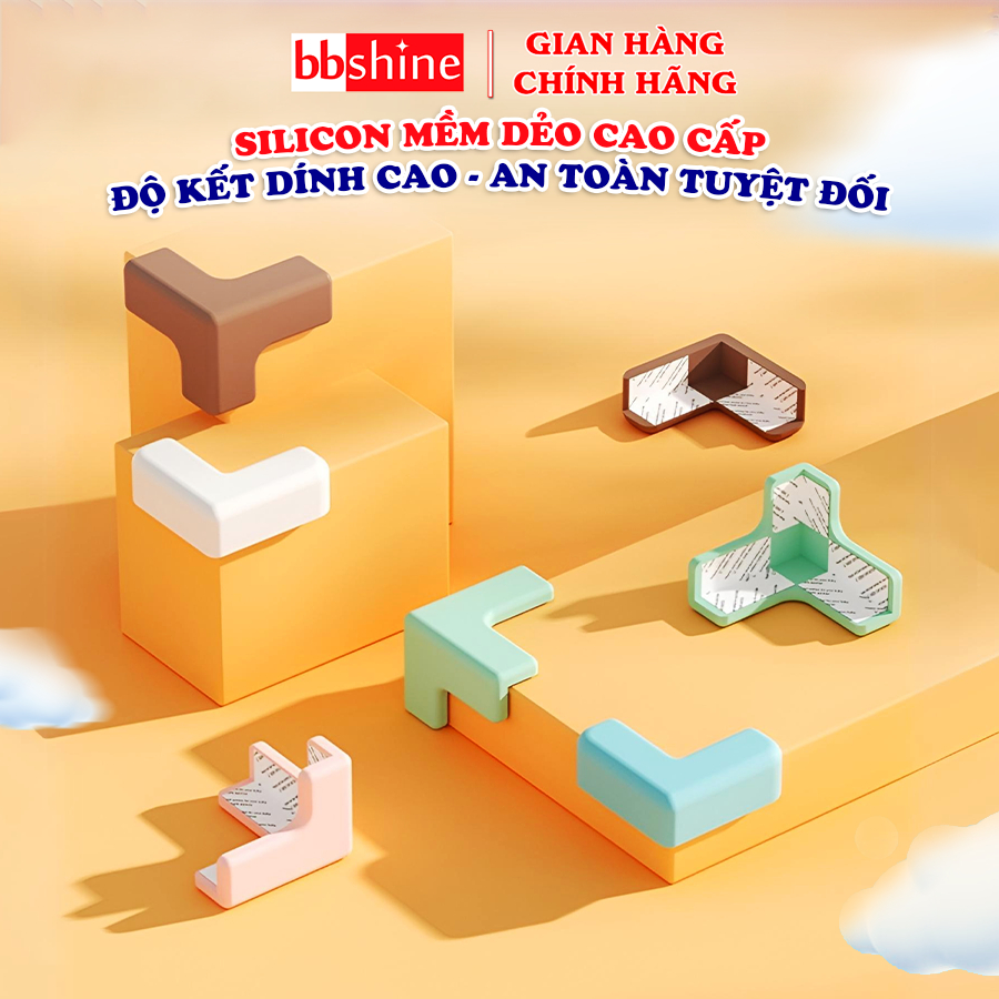 Bọc Cạnh Bàn Silicon Cao Cấp An Toàn Cho Bé Có Nhiều Màu Sắc Tươi Sáng BBShine – SS053