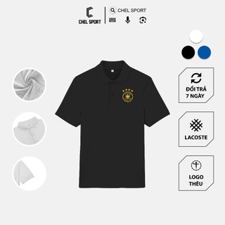 Áo polo logo thêu Đức 2025 [ẢNH THẬT]