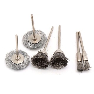 Chổi sợi thép,đánh rỉ cho máy mài trục 3mm hàng ngon giá rẻ