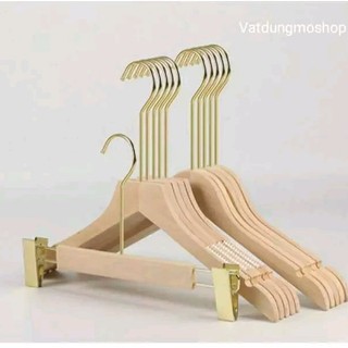 ( Hàng Cao Cấp ) Móc Áo Gỗ Mộc Tự Nhiên