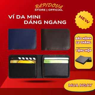 Ví Nam Da Thật Đẹp Kiểu Ngang Đứng Đắng | Bóp Da Bò Đựng Tiền , Thẻ Minni | CM25