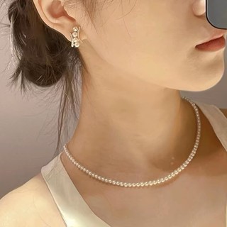 Vòng cổ BASIC ngọc trai nhân tạo dáng trơn sang trọng VCBASIC130