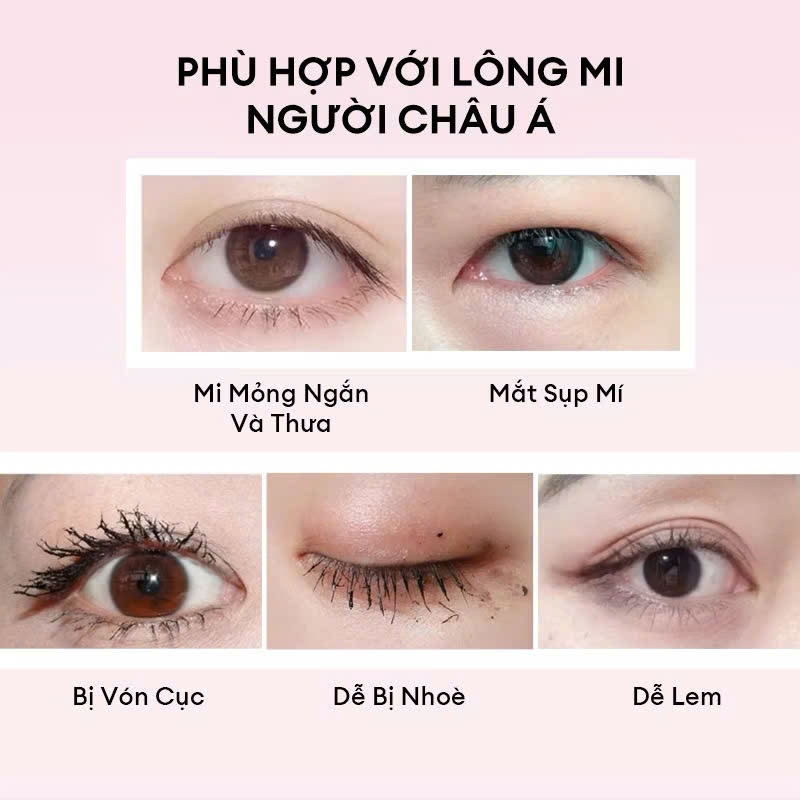 Chuốt mi mascara COLORKEY Giúp Mi Dài Và Tơi lâu trôi không lem không vón cục  | MT MAKEUP STORE | BigBuy360 - bigbuy360.vn