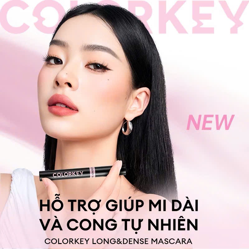Chuốt mi mascara COLORKEY Giúp Mi Dài Và Tơi lâu trôi không lem không vón cục  | MT MAKEUP STORE | BigBuy360 - bigbuy360.vn