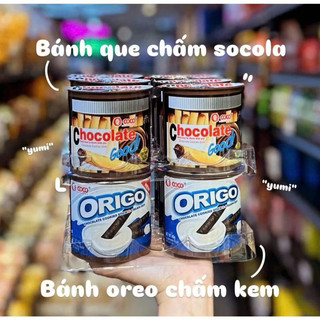 Que Chấm Vị Dâu, Socola, Sữa Giòn Ngon