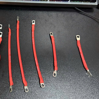 Dây AWG 8-10 bấm sẵn cos nối bình acquy xe điện chống cháy xả cao cho xe điện