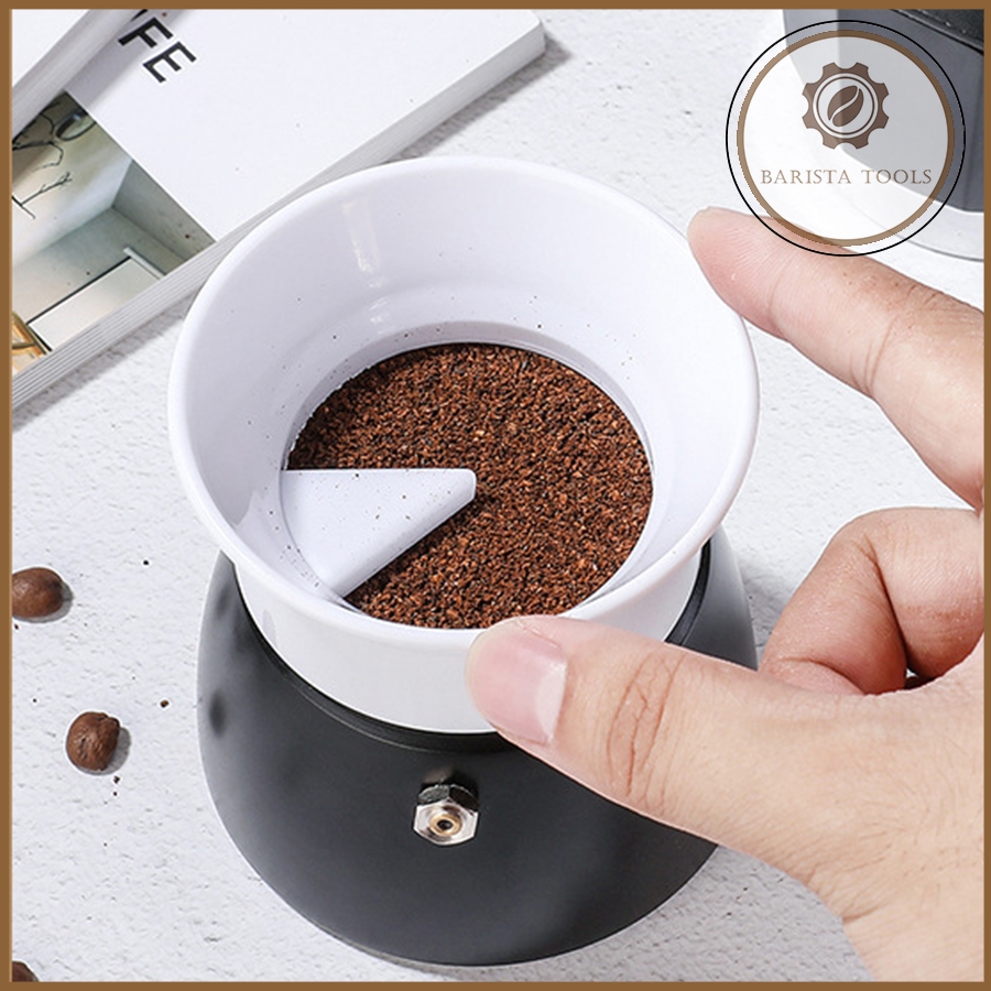 Phễu đong và san cà phê cho ấm Moka pot