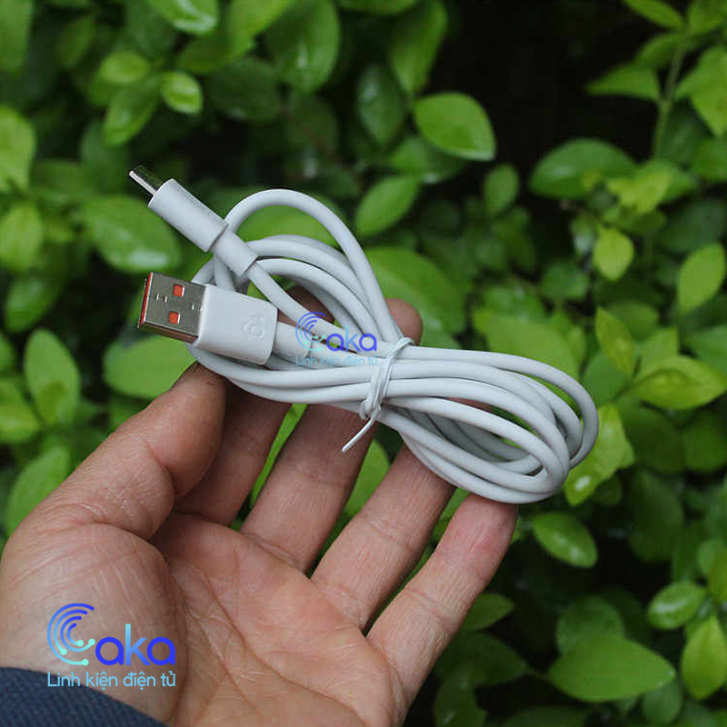 Cáp sạc nhanh cổng Type C 6A dài 1.5M