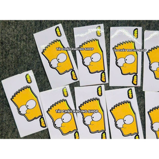 [ 1 MIẾNG] TEM SIMSON VÀNG SIÊU TRONG DÁN TRANG TRÍ XE