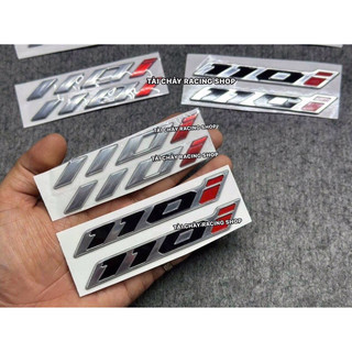 [ 1 CẶP ] TEM SỐ 110i NỔI CAO CẤP DÁN CÁNH BỬNG
