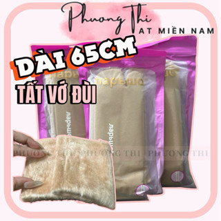 [ Giá Sập Sàn ] Vớ Dài Tới Đùi Siêu Dài Nhất 65cm Lót Lông Nhung Cao Cấp Ủ Kem Đi Nắng Mới Ra Mắt 2024