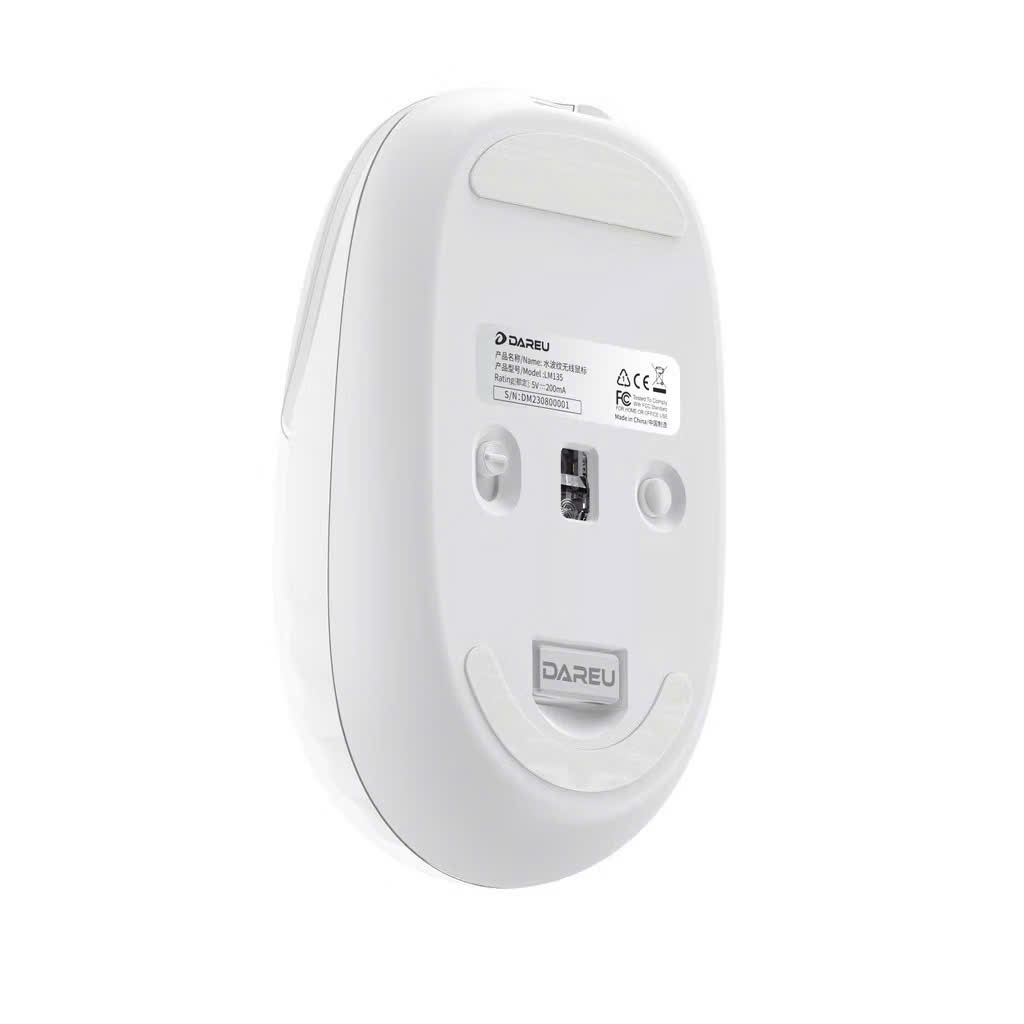 Chuột không dây Dareu LM135D Pin sạc 300mAh (Kết nối - Bluetooth + wireless 2.4G) | BigBuy360 - bigbuy360.vn