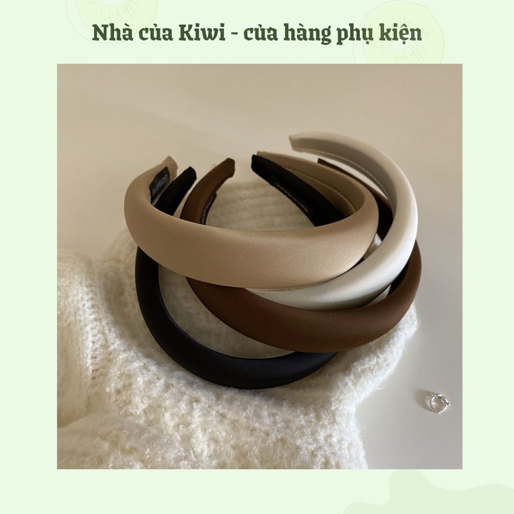 Băng Đô Cài Tóc Lụa Satin phong cách retro