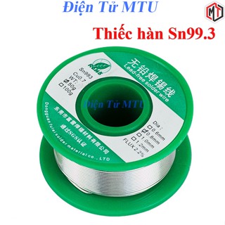 THIẾC HÀN Sn99.3 99.3% 0.8mm - Cuộn 50g 100g
