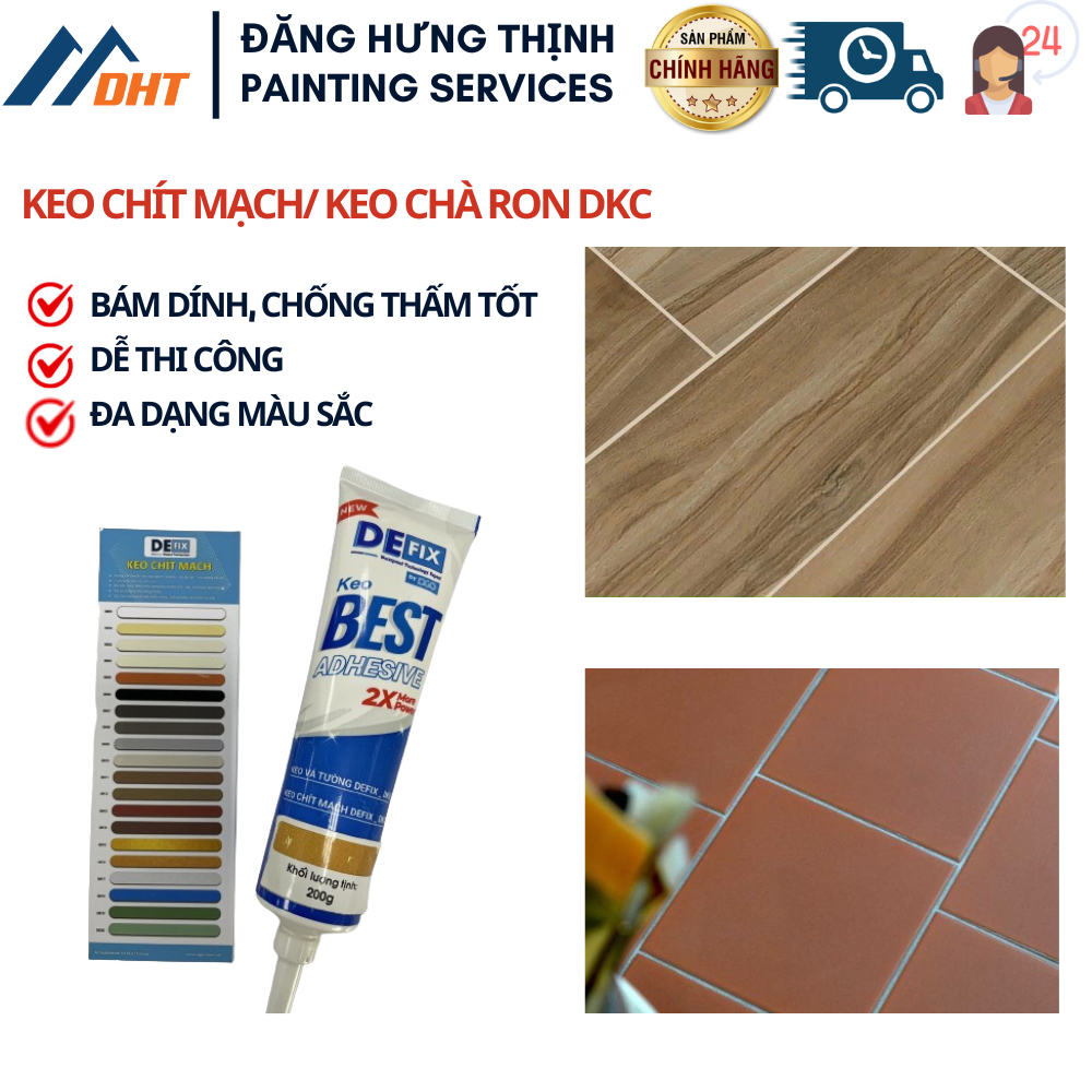 Keo chít mạch / keo chà ron DKC - 200g