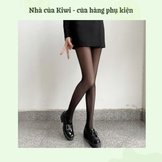 Quần tất nữ nhacuakiwi 2 lớp đen - da