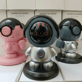  Camera Wifi APP ICAM365 thiết kế kiểu dáng Robot phi hành gia 1 Mắt 2 Mắt Đàm Thoại 2 Chiều Chỉ Với Một Cú Click 